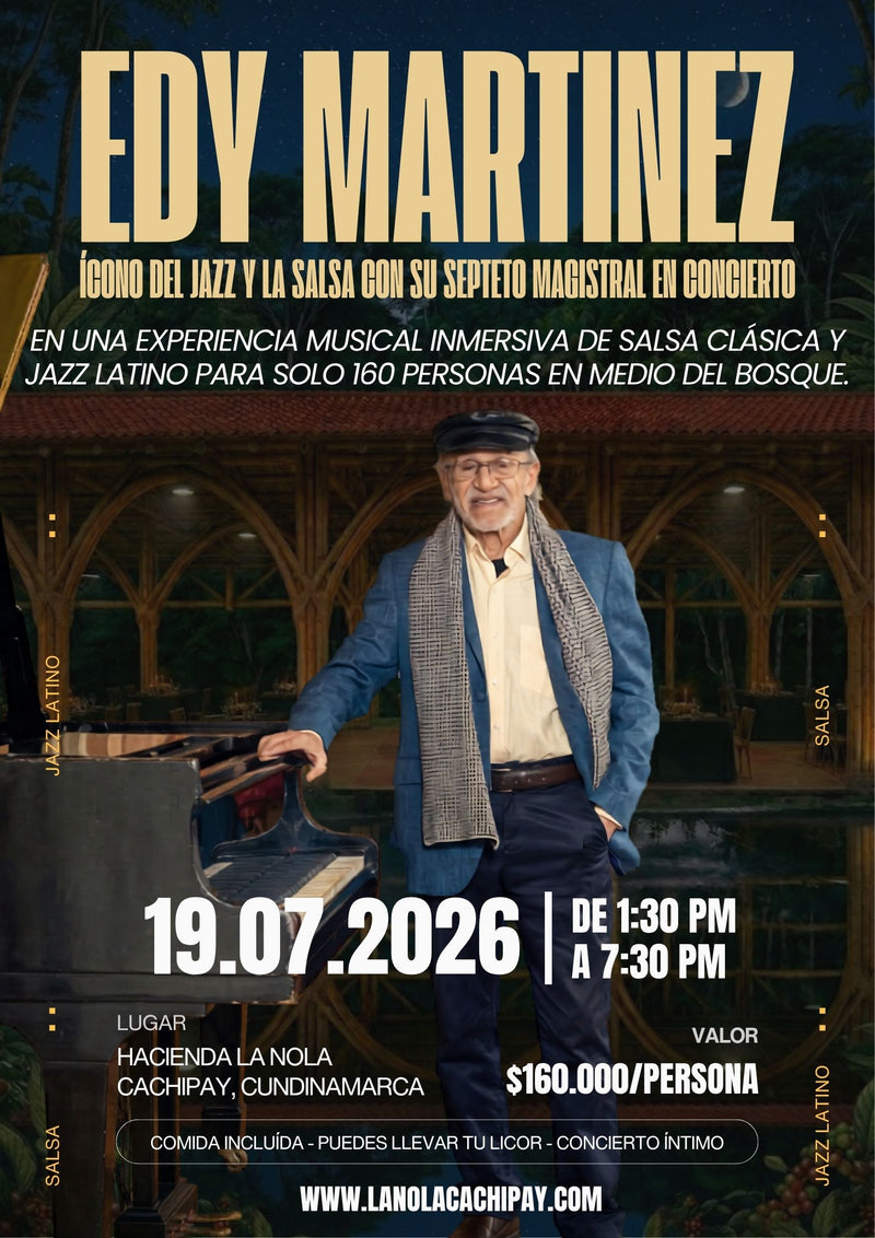 Concierto íntimo Edy Martinez y su septeto magistral
