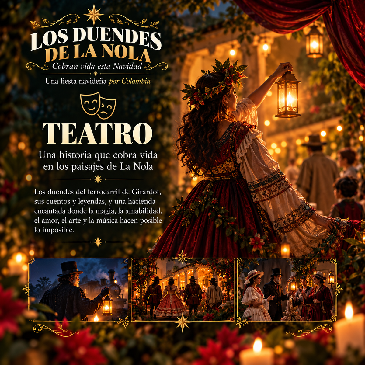 Una fiesta de navidad por Colombia